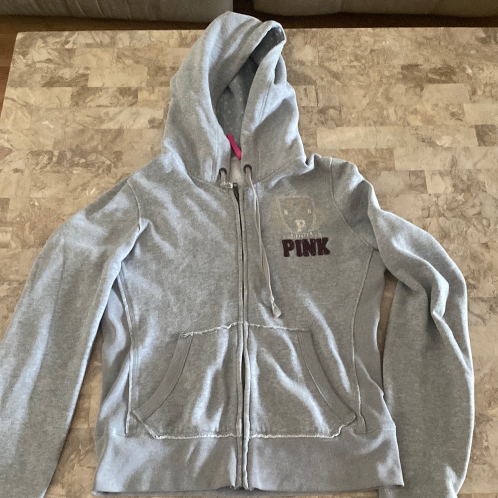 Victoria Secret Grey Zip up Jacket.